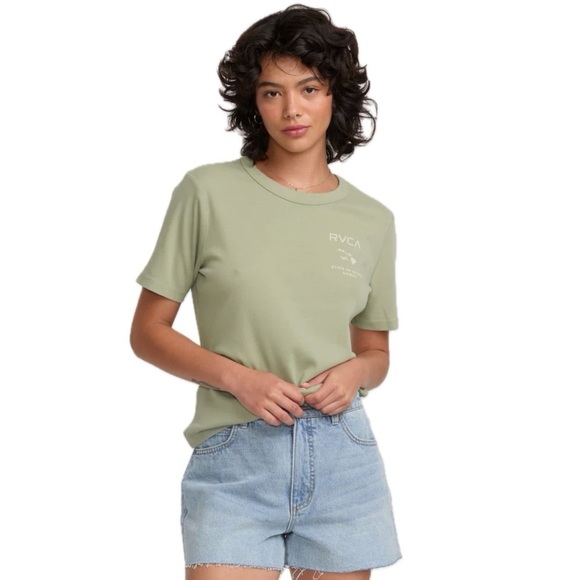 RVCA State of Aloha T-shirt Small NWT - Picture 1 of 4